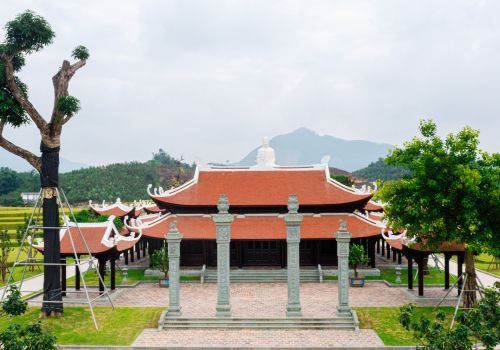 Xây dựng Đền Trình & Chùa Báo Ân
