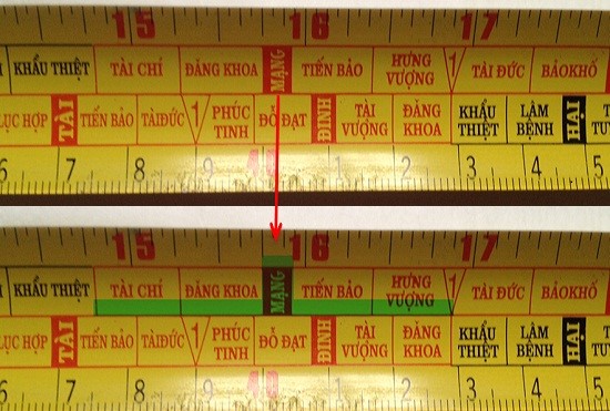 Cách xem thước lỗ ban xây mộ chuẩn phong thủy 1